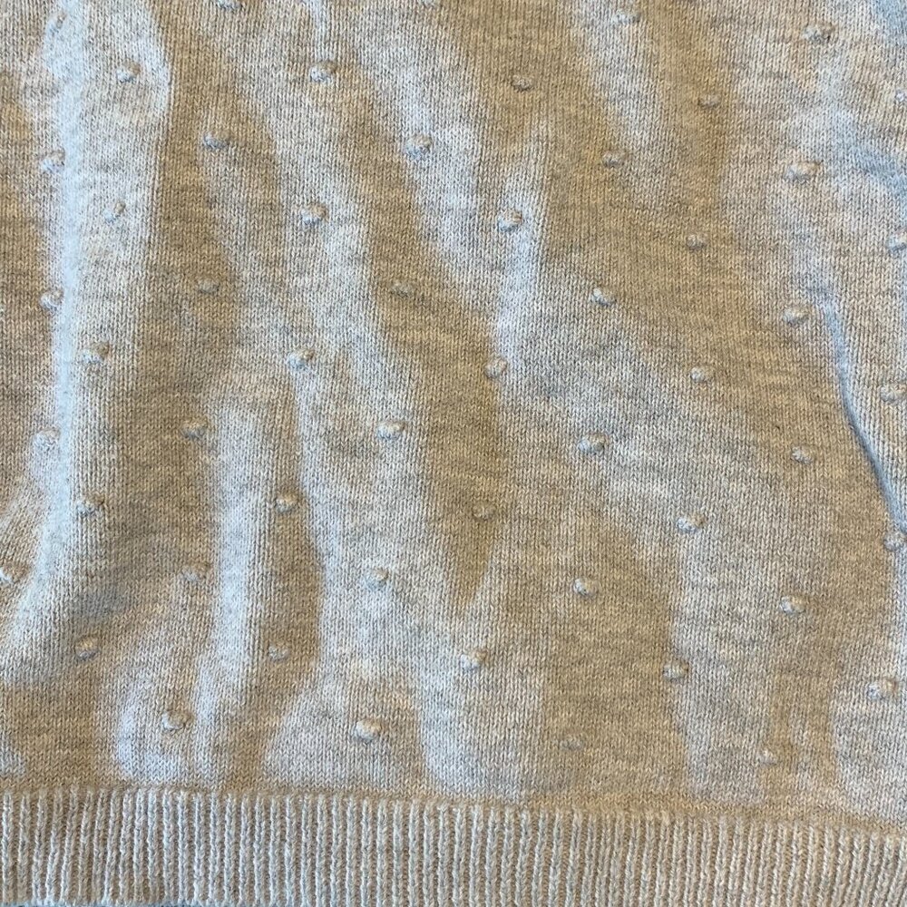 SEED HERITAGE Knobby Cardigan Sweater Girls 4 4T Knots Gray Cotton Australia - Picture 4 of 7